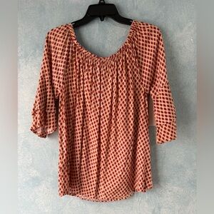 Chic Women's Red and Purple Blouse
